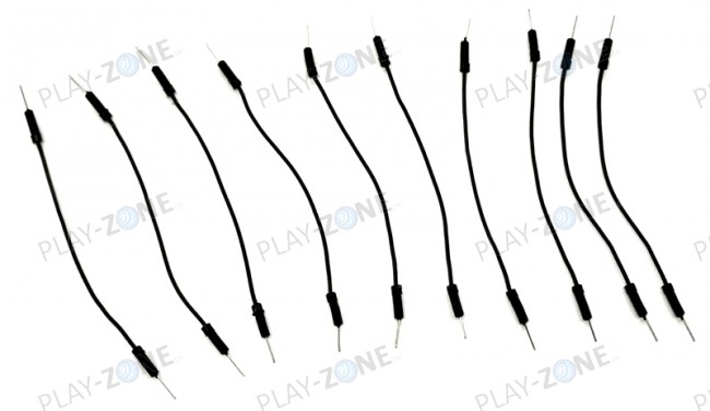Haljia 10 x Dupontkabel Jumper-Kabel für USB-Logikanalysator, Testhaken,  Cliphalter, Schaltdraht und Schnittstellen-Pins