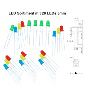 10 Segment LED Bar Graph - Yellow